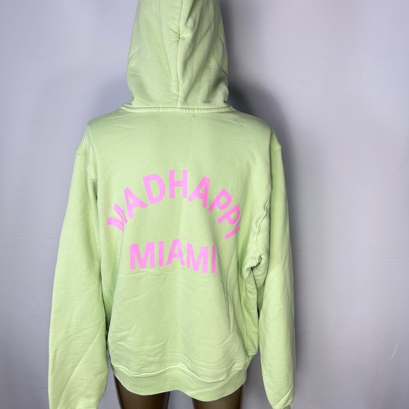 MadHappy Miami Light Green Hoodie NWOT - Picture 3 of 4